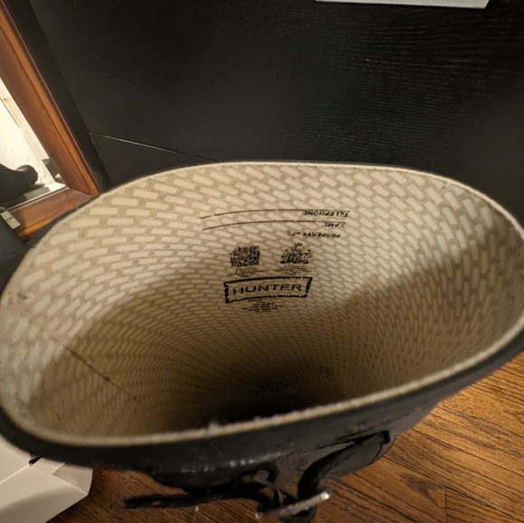 Original Tall Black Hunter Boots, women size 7 - Picture 5 of 5